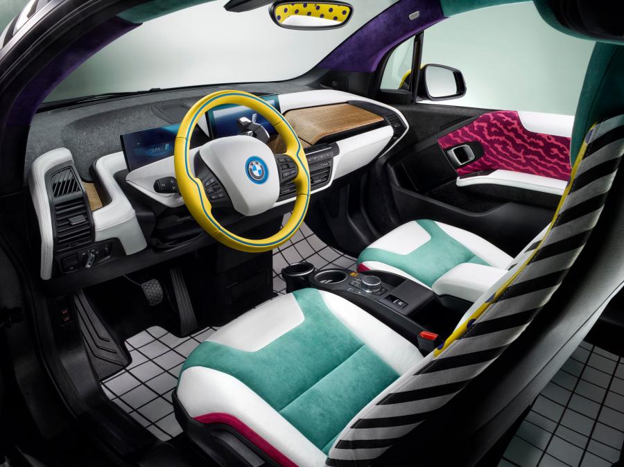 Интерьер BMW i3 MemphisStyle Edition by Garage Italia Customs 2017 года  (фото 7 из 8)